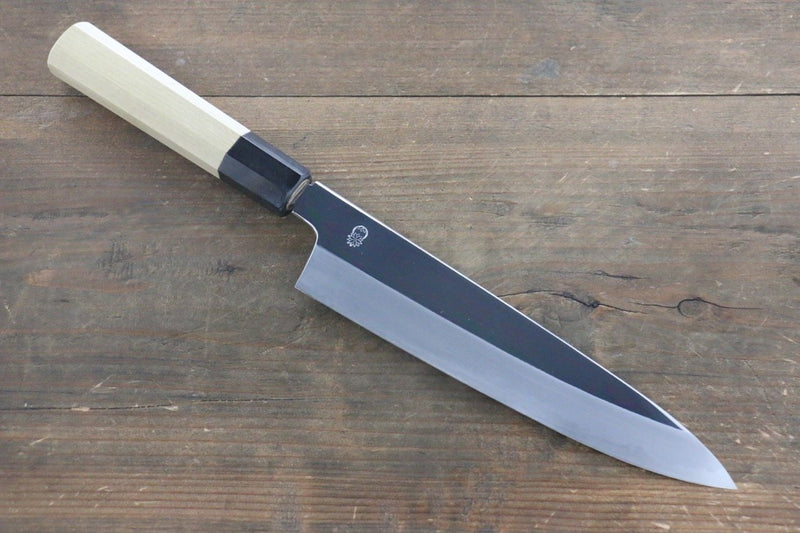 Kiritsuke White steel #1 Polished Buffalo Magnolia Handle 210mm