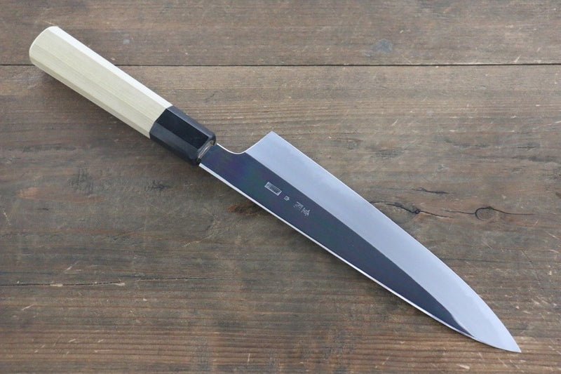 Kiritsuke White steel #1 Polished Buffalo Magnolia Handle 210mm