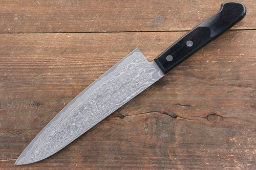 Nao Yamamoto SG2 Damascus Migaki Finished Gyuto  180mm Black Pakka wood Handle - Japannywholesale