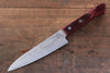 Nao Yamamoto VG10 Damascus Petty-Utility  135mm Red Pakka wood Handle - Japannywholesale