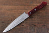 Nao Yamamoto VG10 Damascus Petty-Utility  135mm Red Pakka wood Handle - Japannywholesale