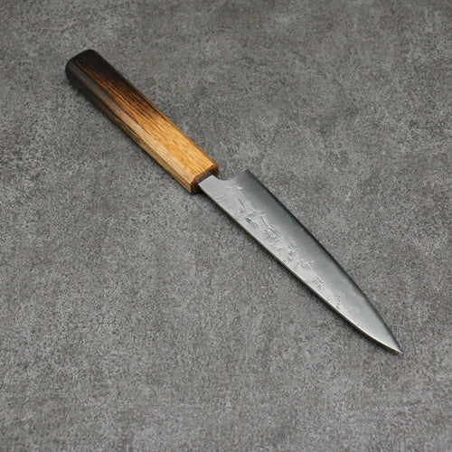 Seisuke SLD Washiji Petty-Utility Japanese Knife 135mm Burnt Oak Handle - Japannywholesale