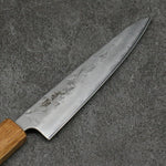 Seisuke SLD Washiji Petty-Utility Japanese Knife 135mm Burnt Oak Handle - Japannywholesale