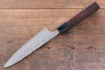 Nao Yamamoto SG2 Black Damascus Petty-Utility  140mm Shitan Handle - Japannywholesale