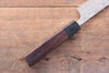 Nao Yamamoto SG2 Black Damascus Petty-Utility  140mm Shitan Handle - Japannywholesale