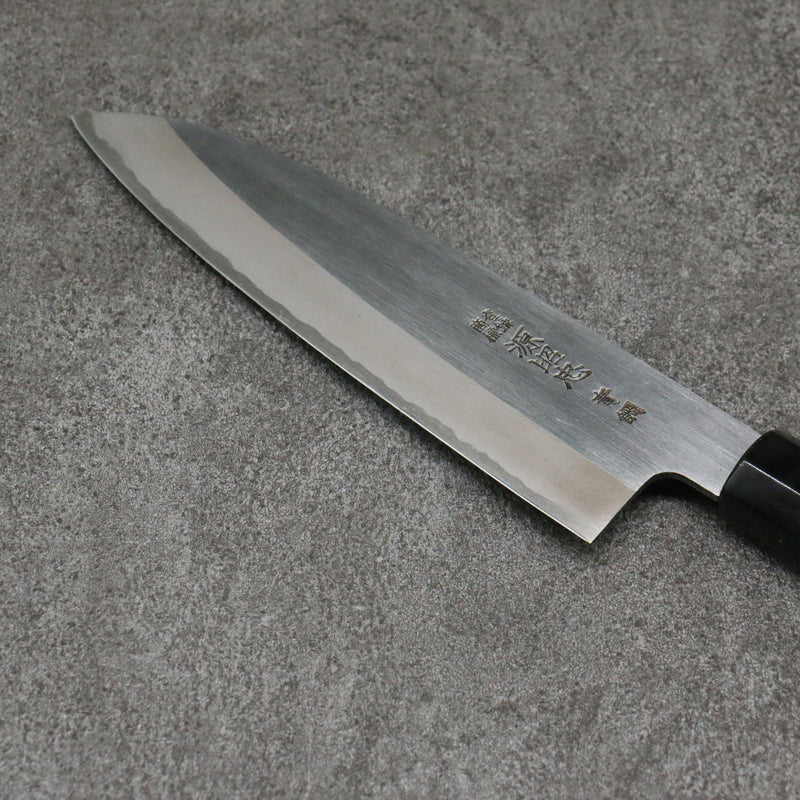 Minamoto Akitada Blue Steel No.2 Kasumitogi Santoku  180mm Magnolia Handle - Japannywholesale