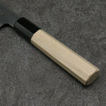 Minamoto Akitada Blue Steel No.2 Kasumitogi Santoku  180mm Magnolia Handle - Japannywholesale