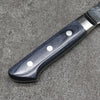 Seisuke Aotsuchi AUS10 Hammered Kiritsuke Santoku  195mm Navy blue Pakka wood Handle with Sheath - Japannywholesale