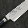 Seisuke Blue Steel No.2 Nashiji Kiritsuke Petty-Utility Japanese Knife 145mm Navy blue Pakka wood Handle - Japannywholesale