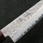 Seisuke VG10 Small Santoku Japanese Knife 135mm Black Pakka wood Handle - Japannywholesale