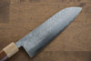 Kunihira VG1 Hammered Santoku  170mm Morado Handle - Japannywholesale