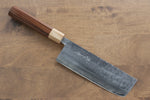 Kunihira VG1 Hammered Nakiri  165mm Morado Handle - Japannywholesale