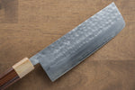 Kunihira VG1 Hammered Nakiri  165mm Morado Handle - Japannywholesale