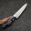 Sakai Takayuki VG10 33 Layer Damascus Gyuto Japanese Knife 210mm Stabilized wood Handle - Japannywholesale