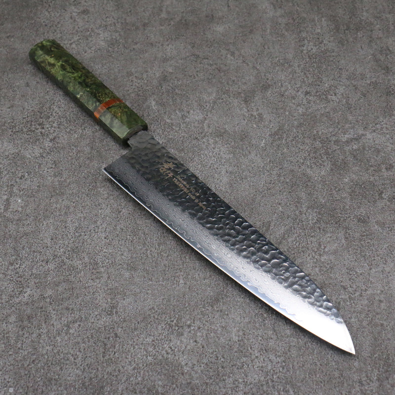 Sakai Takayuki VG10 33 Layer Damascus Gyuto Japanese Knife 240mm Stabilized wood Handle - Japannywholesale