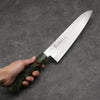 Sakai Takayuki VG10 33 Layer Damascus Gyuto Japanese Knife 240mm Stabilized wood Handle - Japannywholesale