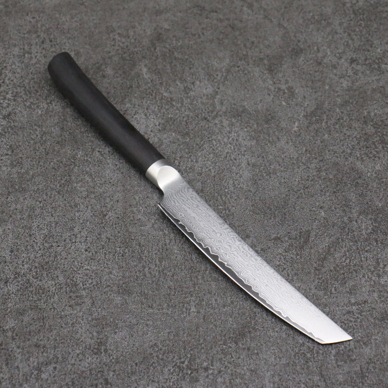 Shizu Set of 4 VG10 Damascus Steak Japanese Knife 130mm Black Pakka wood Handle - Japannywholesale