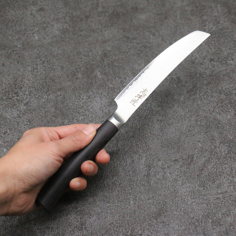 Shizu Set of 4 VG10 Damascus Steak Japanese Knife 130mm Black Pakka wood Handle - Japannywholesale