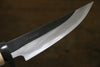 Tsukasa Hinoura White Steel Kurouchi Hunter Knife Japanese Chef Knife 130mm with Oak Handle - Japannywholesale