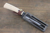 Tsukasa Hinoura White Steel Kurouchi Hunter Knife Japanese Chef Knife 130mm with Oak Handle - Japannywholesale