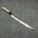 Kikuzuki White Steel No.2 Kurouchi Yanagiba Japanese Knife 300mm Magnolia Handle - Japannywholesale