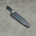 Seisuke Seiun VG10 33 Layer Damascus Santoku Japanese Knife 180mm Navy blue Pakka wood Handle with Sheath - Japannywholesale