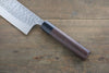 Yoshimi Kato Silver Steel No.3 Hammered Nakiri Japanese Chef Knife 165mm - Japannywholesale