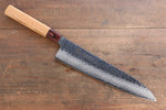 Sakai Takayuki VG10 33 Layer Damascus Japanese Chef Knife Sujihiki 240mm, Gyuto 240mm& Petty 150mm Set with Keyaki Handle(Japanese Elm) - Japannywholesale