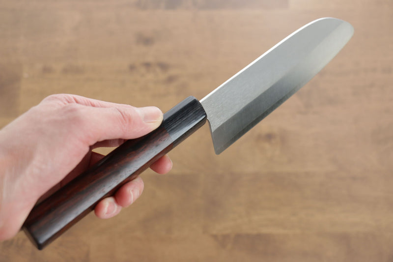 Shungo Ogata SG2 Santoku(Maru)  150mm Shitan Handle - Japannywholesale