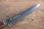 Sakai Takayuki VG10 33 Layer Damascus Japanese Chef Knife Santoku 170mm & Petty 150mm Set with Keyaki Handle(Japanese Elm) - Japannywholesale