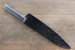 Sakai Takayuki AUS10 45 Layer Damascus Hammered Gyuto  240mm Silver Dots Lacquered Handle with Sheath - Japannywholesale