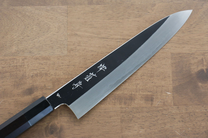 Sakai Kikumori VG10 Mirrored Finish Gyuto  210mm Ebony Wood Handle - Japannywholesale