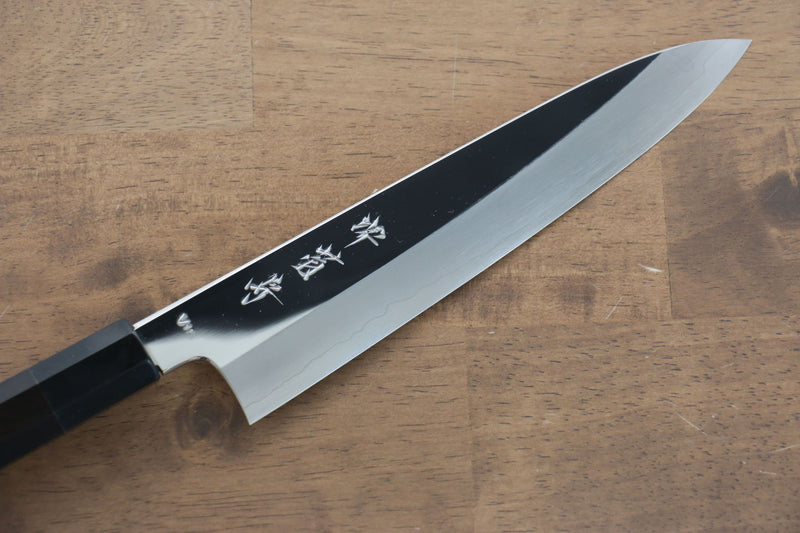 Sakai Kikumori VG10 Mirrored Finish Gyuto  210mm Ebony Wood Handle - Japannywholesale