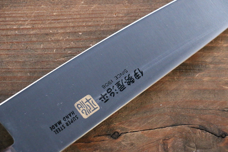 Iseya Molybdenum Steel Petty Japanese Chef Knife 120mm & Gyuto Knife 180mm with Mahogany Handle Set - Japannywholesale