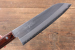 Kunihira VG1 Migaki Finished Santoku  170mm Mahogany Handle - Japannywholesale