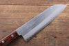 Kunihira VG1 Migaki Finished Santoku  170mm Mahogany Handle - Japannywholesale