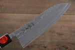 Shigeki Tanaka SG2 Damascus Santoku  165mm Ebony Wood Handle - Japannywholesale