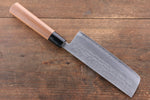 Kunihira Tanryu VG1 Damascus Nakiri  165mm Walnut Handle - Japannywholesale