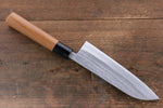 Kunihira Tanryu VG1 Damascus Santoku  170mm Walnut Handle - Japannywholesale