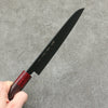 Sakai Takayuki Kurokage VG10 Hammered Teflon Coating Santoku Japanese Knife 170mm Rosewood Handle - Japannywholesale