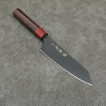 Sakai Takayuki Kurokage VG10 Hammered Teflon Coating Kiritsuke Santoku Japanese Knife 160mm Rosewood Handle - Japannywholesale