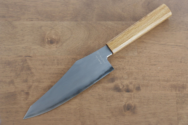 Jikko Fujisan Blue Steel No.2 Santoku  180mm Oak Handle - Japannywholesale