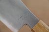 Jikko Fujisan Blue Steel No.2 Santoku  180mm Oak Handle - Japannywholesale