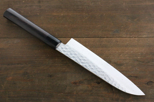 Sakai Takayuki AUS10 45 Layer Damascus Santoku  180mm Shitan Handle - Japannywholesale