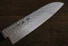 Sakai Takayuki AUS10 45 Layer Damascus Santoku  180mm Shitan Handle - Japannywholesale