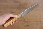 Jikko Fujisan Blue Steel No.2 Gyuto  210mm Oak Handle - Japannywholesale