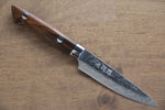 Kazuo Nomura VG10 Damascus Petty-Utility  100mm Ironwood Handle - Japannywholesale