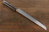 Sakai Takayuki Silver Steel No.3 Sakimaru Takohiki  Ebony Wood Handle - Japannywholesale