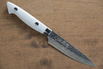 Kazuo Nomura VG10 Damascus Petty-Utility  100mm White Stone Handle - Japannywholesale