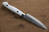 Kazuo Nomura VG10 Damascus Petty-Utility  100mm White Stone Handle - Japannywholesale